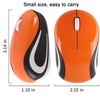 KeauFair Mini Mouse Wireless Portable Optical Mouse Silent 2.4G Ergonomic