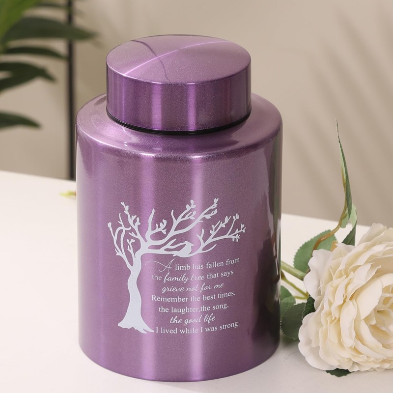 Tree of Life Medium Urns for Human Ashes, Angel Wings