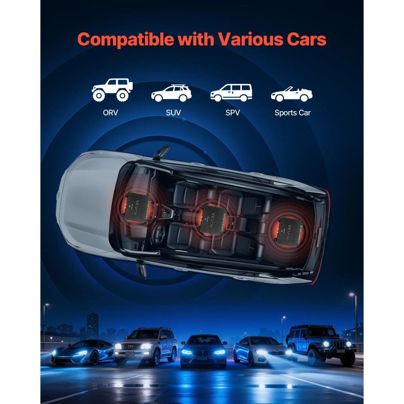 4-Channel Car Audio Amplifier Stable Bridgeable Class D Full Range