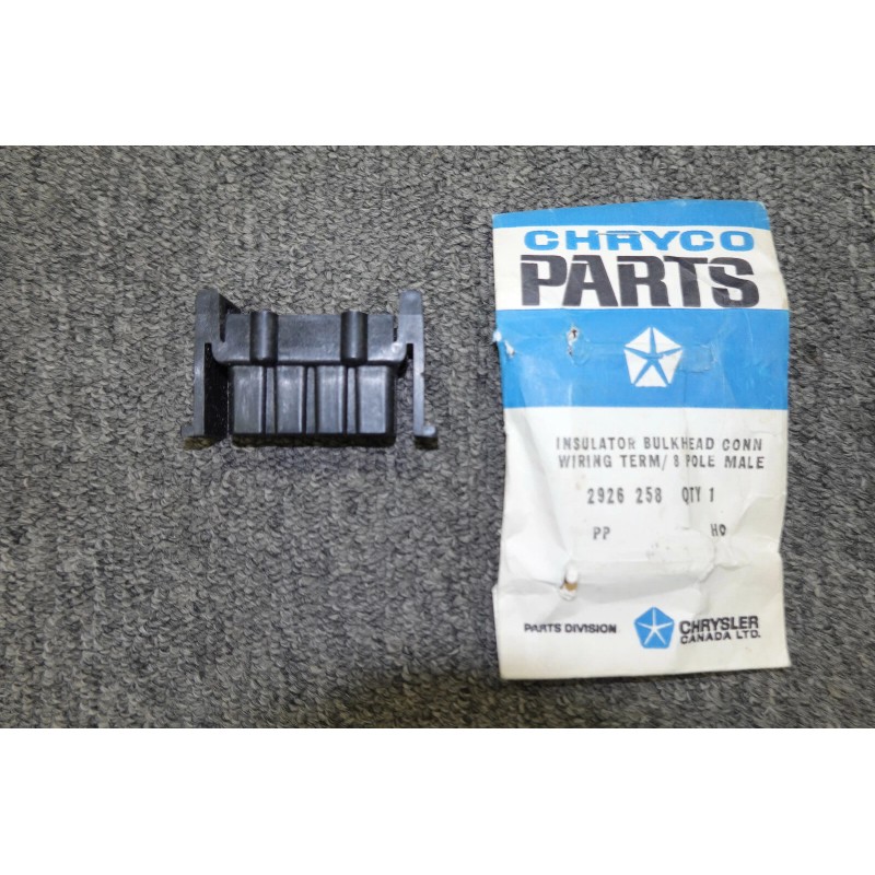Mopar NOS Mopar 1968-74 8 Terminal Bulkhead Connector