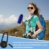 6 Pcs Compass Keychains,Mini Compass,Contains 3Pcs Life-saving Whistles For Summer