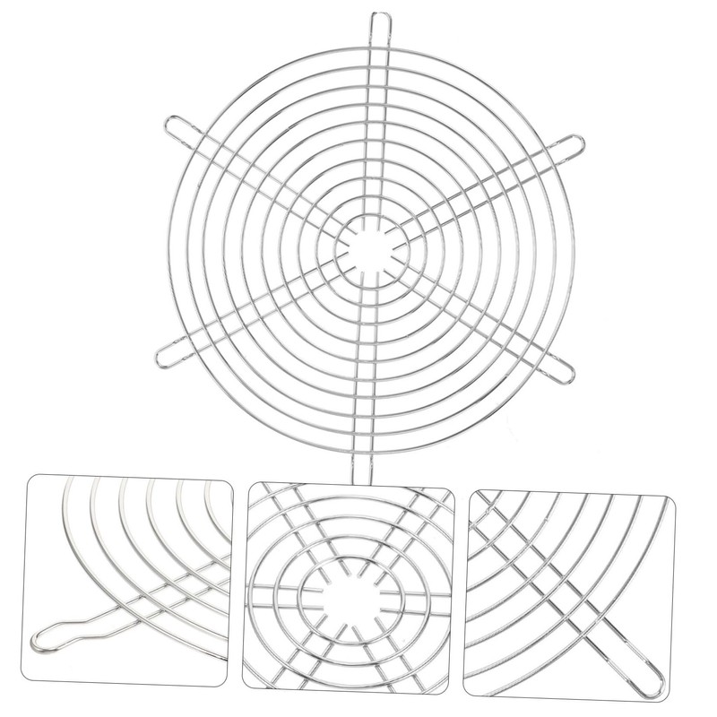 Operitacx Exhaust Fans Guard Cover Metal Protector Mesh Grille Pinch