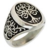 Genuine Solid 925 Sterling Silver Tree of Life Ring for