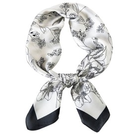 Hioyiwse Satin Bandanas Head Scarf For Women Hair Scarves Accessories Lightweight Fashion Wrap Neck Silk Sleeping Headscarf A1