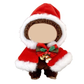 EIH1 Clothing for 17 cm Plush for Christmas, Clothes for Doll, Kawaii Cuddly Toy Clothing Outfit Only Clothing Accessories for 17 cm Clothing, DIY Children's Gifts for Christmas (A)
