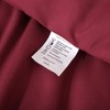 ROSGONIA King Size Comforter Set Dark Red,3pcs King Comforter Set(1