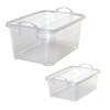 Life Story 14 Quart Plastic Stackable Storage Box Container (6