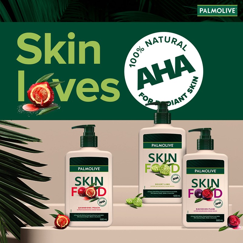 Palmolive Skin Food Quandong Peach Hyper Nourishing Hand Wash 500