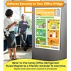 Office Refrigerator Etiquette Magnet -6"x9" Handy Guide for Proper Storage,