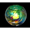 D&J Glassware Friendship Mini Globe Tea Light in a Green
