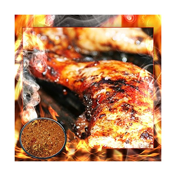 Jamaican Jerk Spice Blend in a plastic container - (1 lb. [16 oz.] ) - KOSHER