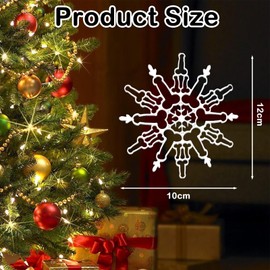 Snowflake Christmas Ornament,Funny Snowflake Ornament Funny Christmas Decorations,Funny Christmas Ornament Funny Christmas Hanging Ornaments,Funny Christmas Baubles for Festive Party Home Office