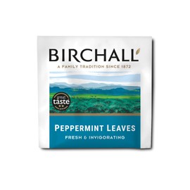 Birchall Tea Bags, Peppermint Tea Gift Set, Caffeine Free Tea Bursting with Full Flavour, Perfect Vegan Gifts, 25 Enveloped Plant-Based Tea Bags