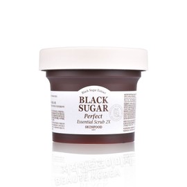 Skinfood Black Sugar Perfect Essential Scrub 2X 210g / 스킨푸드 블랙슈가 퍼펙트 에센셜 스크럽 2X 210g