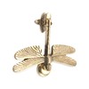Infinity Decor Polished Brass Dragonfly Shaped Door Knocker – Solid