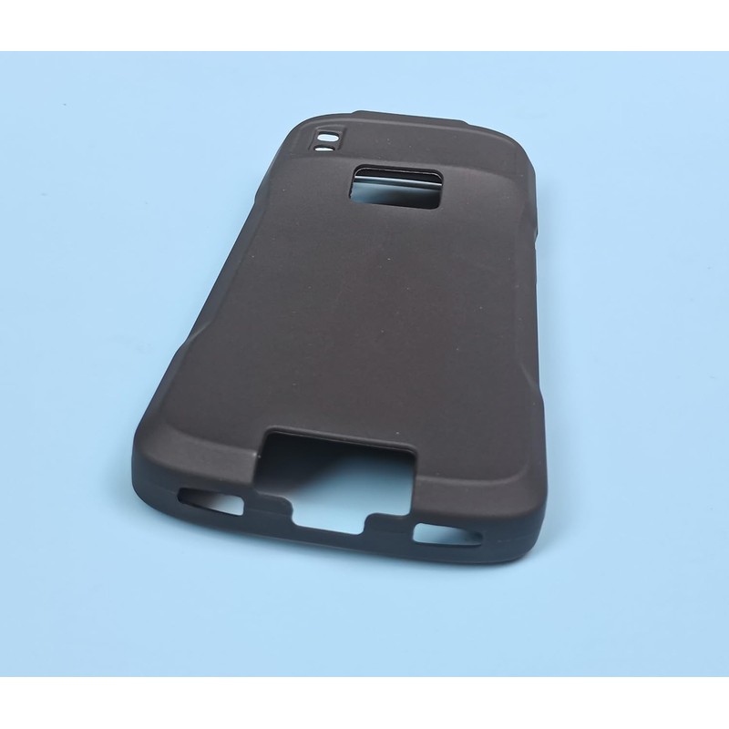 SCDIYEER Protective Case for Zebra TC22/TC27 Scanner, Rugged Black Rubber