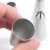 Tumtanm Professional Large Piping Nozzles, 4pcs Stainless Steel Seamless Icing