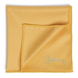 Johans® XXL Microfibre Cloth for Cleaning Smartphones, Tablets, Glasses, Display, Camera, Display Cloth, Glasses Cleaning Cloth, Optical Quality in 30 x 30 cm (Yellow)