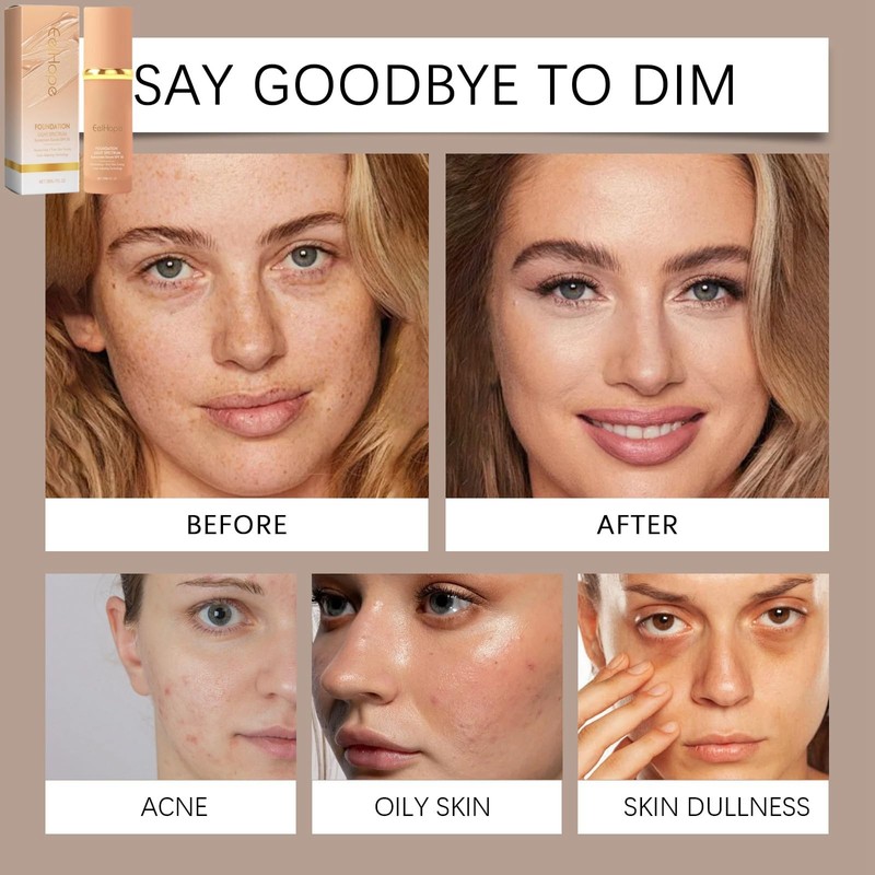 Foundation with SPF50,Color Changing Foundation,Liquid Foundation,Foundation Liquid,Warm Color Changing Foundation,Concealer