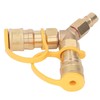 Grcfumo 3/8" Y Splitter, Two Way Gas Distributor, Gas Quick