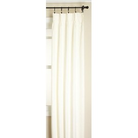 Stylemaster Gabrielle Pinch Pleated Foam Back Drape Pair, Oyster, 144 by 84-Inch