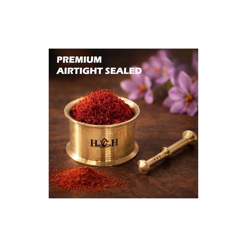 HICH SAFFRON Super Negin Saffron Threads, Premium Grade A+ Saffron,