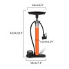 Bike Floor Pump with Gauge 160 PSI Air Ball Pump