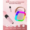 Aplsinvivi Mini Karaoke Machine Speaker for Kids, Toys for Girls