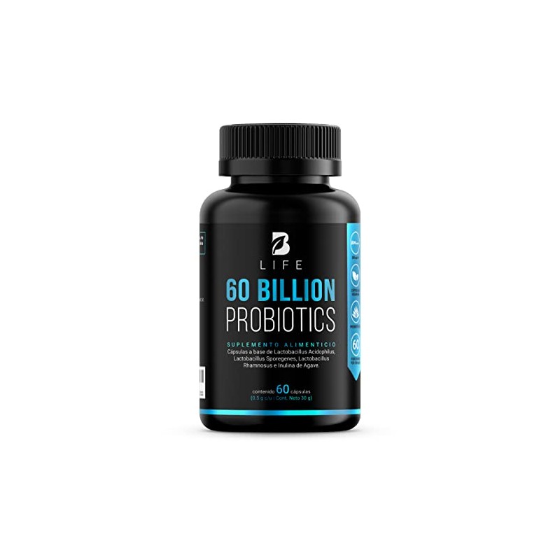 B Life Probiticos 60 Billones UFC 60 Cpsulas 3 Cepas