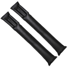 Car Seat Gap Filler Universal Seat Gap Filler PU Leather Car Seat Gap Stopper Car Leak-Proof Gap Cushion for Most Cars Pack of 2