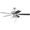 Craftmade P104BNK5-52FBGW Pro Plus 52" Ceiling Fan with LED Lights