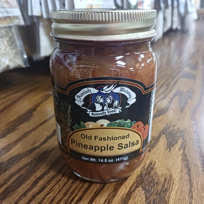 Amish Wedding Kettle Cooked Salsa, Thick and Chunky Pack of