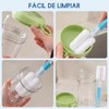 Vaso Avena Overnight 500ml 4PCS Tapa Hermética sin BPA