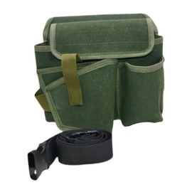 F Fityle Electrician Tool Belt Pouch Organizer Canvas Tool Storage Bag with Adjustable Waist Belt for Hardware Tools