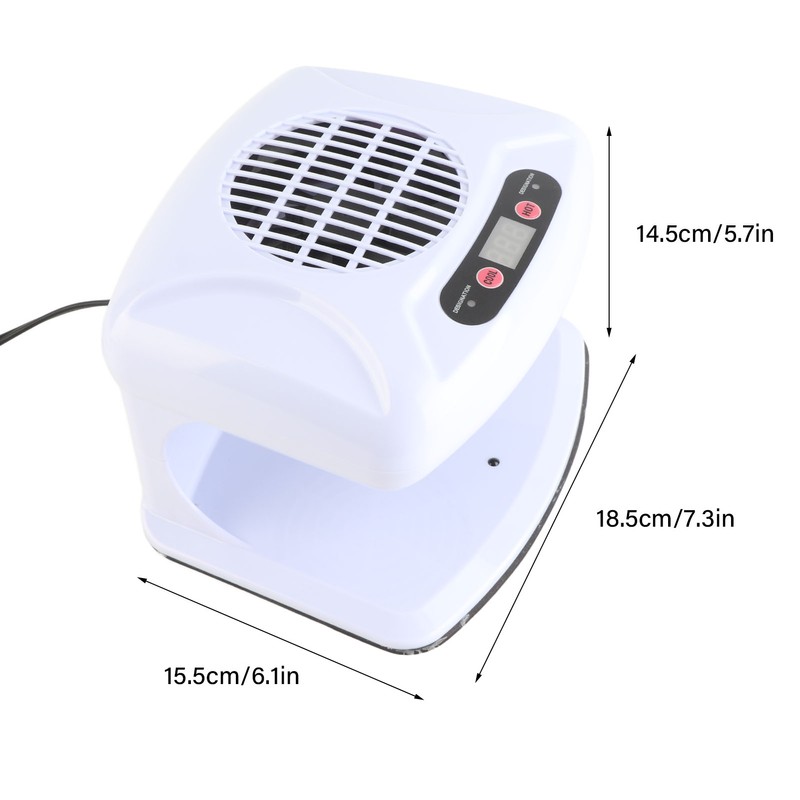 Single Hand Nail Air Dryer Warm Cool Wind Automatic Sensor