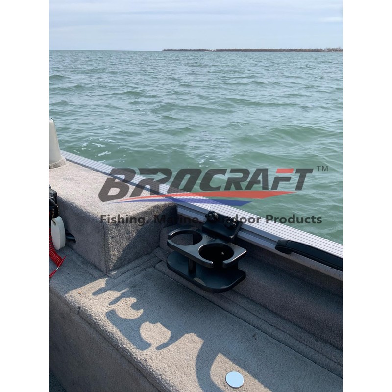 Brocraft Lund Boat Drink Holder/Lund Sport Track 45 Degree Cup