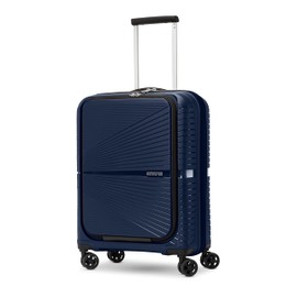 American Tourister Airconic Hardside Expandable Luggage with Spinner Wheels, Navy Blue, Carry-On 20-Inch