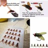 Bionic Fly Fishing Bait,20pcs Fly Fishing Flies, Bionic Flies Fishing