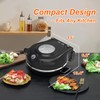 YIBAKE Stone Pizza Oven, 12'' Indoor Electric Pizza Maker, 1200W