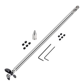 uxcell 4mm Drive Shaft, L300mm Shaft, L250mm Sleeve, D36mm Propeller, Fit for 5mm Motor Shaft