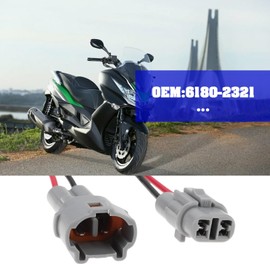 Be In Your Mind 2 Sets 2-Pin Pre-Wired Female & Male Connector Plug 6180-2321 Compatible with Sumitomo Compatible with Suzuki MT090