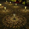 gardencave 6 Pack Solar Lights Outdoor Garden Decorative with Warm