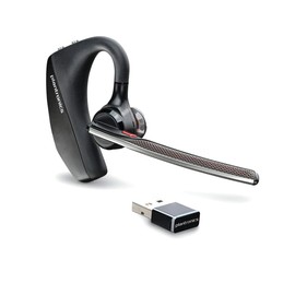 Plantronics Plantronics - Voyager 5200 UC (Poly) - Bluetooth Single-Ear (Monaural) Headset - USB-A Compatible to connect to your PC and/or Mac - Works with Teams, Zoom & more - Noise Canceling