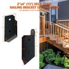 ITeVe.GD 30° Deck Railing Stair Brackets Connectors,Heavy Duty Steel 1.2