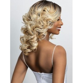 Janet Collection melt NUSKIN Invisible Lace Knots YAO Wig – UHD Deep Part, Pre-Plucked Hairline, Baby Hairs, Transparent Swiss Lace Front Wig, Glueless Natural Look (COLOR 1B)