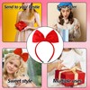 Bow Headbands Headdress for Women, Large Bowknot Hair Hoop Accessories,