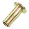 sourcing map Multi-Grip Rivet-Nut, M10 Pre-Bulbed Shank Carbon Steel Color-Zinc-Plated