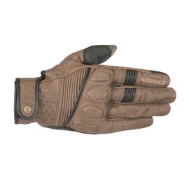Alpinestars Crazy Eight Gloves, S, Brown/Black