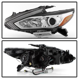 ACANII - For 2016 2017 2018 Nissan Altima Headlights Halogen w/out LED DRL Headlamps Driver + Passenger Side