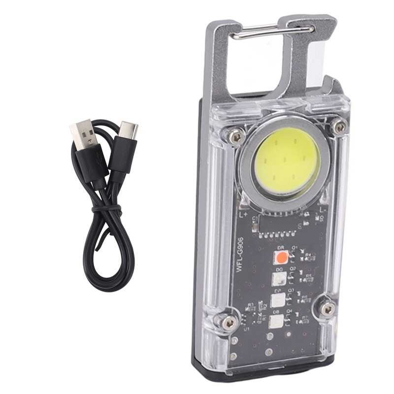 Mini COB Work Light 8 Mode Portable Rechargeable Magnetic Hook